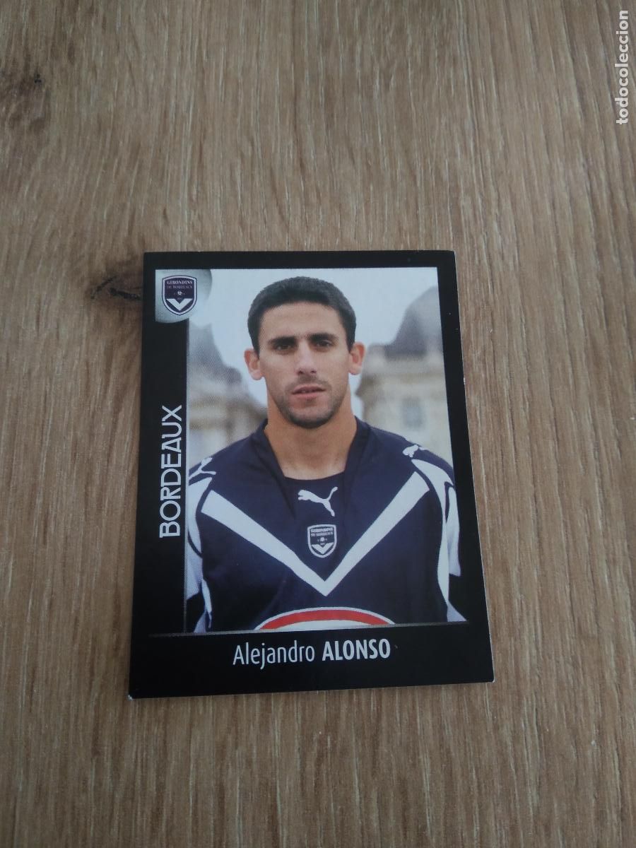 Cartes &agrave; collectionner de Football: 41 ALEJANDRO ALONSO GIRONDINS BORDEAUX CROMO FUTBOL PANINI FOOT LIGUE 1 2007-2008 LIGA FRANCIA 07-08