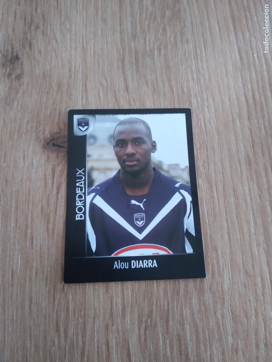 Cromos de F&uacute;tbol: 42 ALOU DIARRA GIRONDINS BORDEAUX CROMO FUTBOL PANINI FOOT LIGUE 1 2007-2008 LIGA FRANCIA 07-08