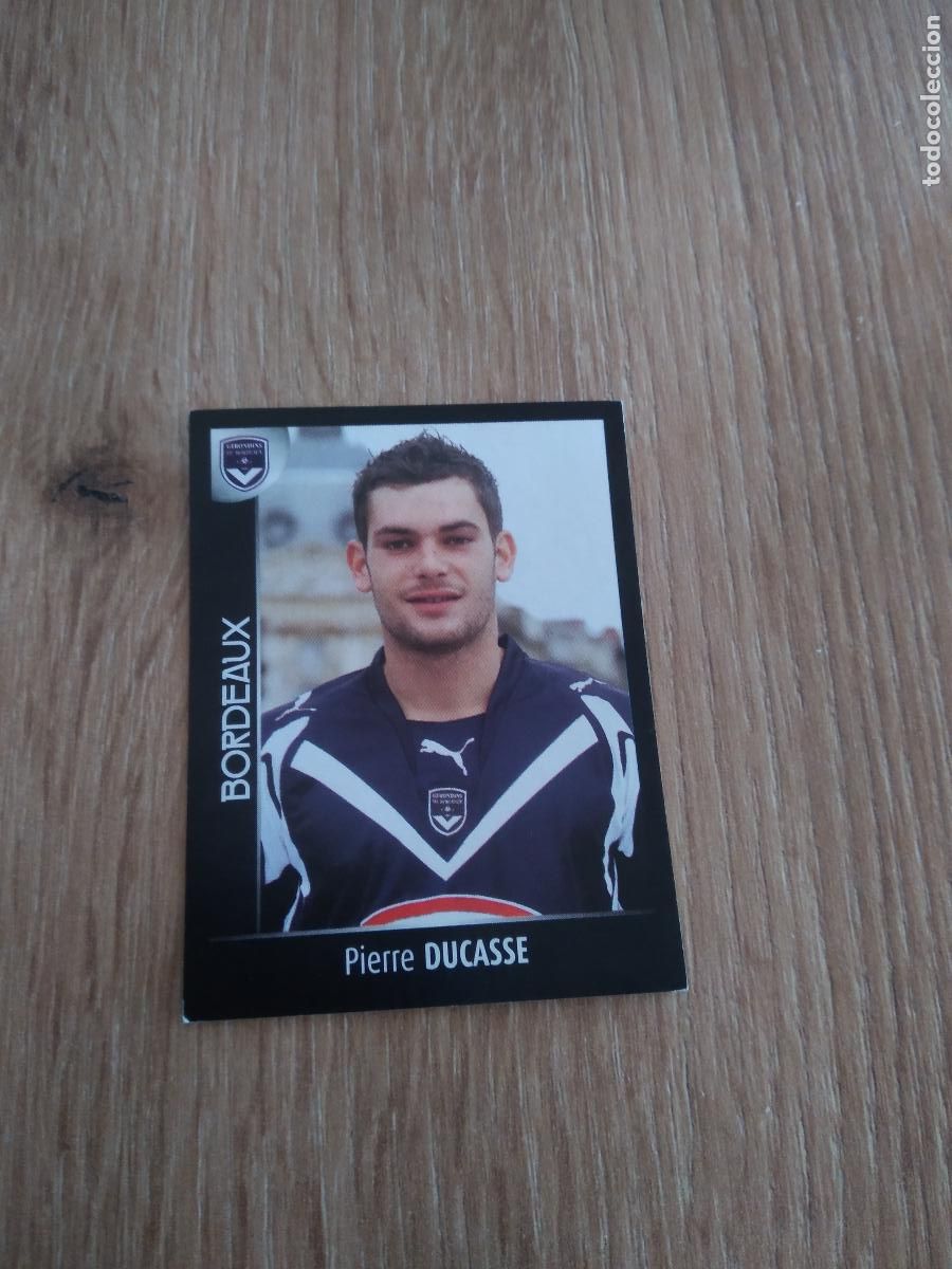 Cromos de F&uacute;tbol: 43 PIERRE DUCASSE GIRONDINS BORDEAUX CROMO FUTBOL PANINI FOOT LIGUE 1 2007-2008 LIGA FRANCIA 07-08