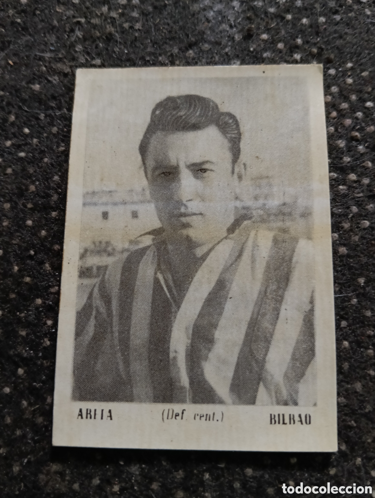 Cartes &agrave; collectionner de Football: Cromos ARETA ATHLETIC DE BILBAO defensa central liga 1951-52 chocolates olle