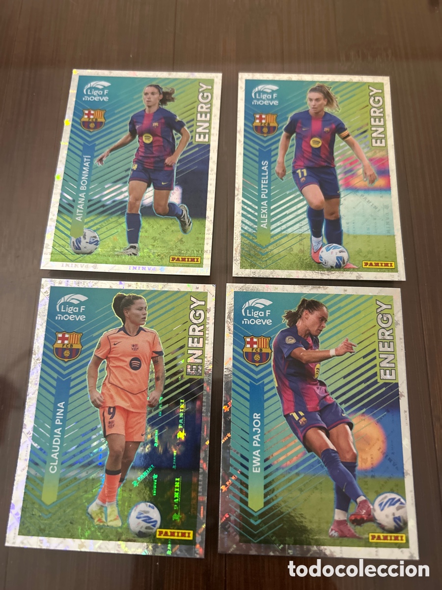 Football Stickers: 4 cromos Liga Femenina Barcelona 25/26 nuevos Panini