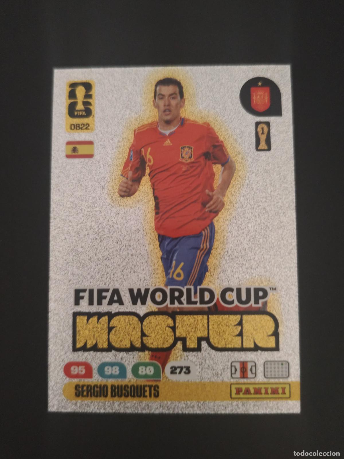 Football Stickers: DB22 SERGIO BUSQUETS ESPA&Ntilde;A MASTER ADRENALYN MUNDIAL FIFA WORLD CUP 2026 PANINI