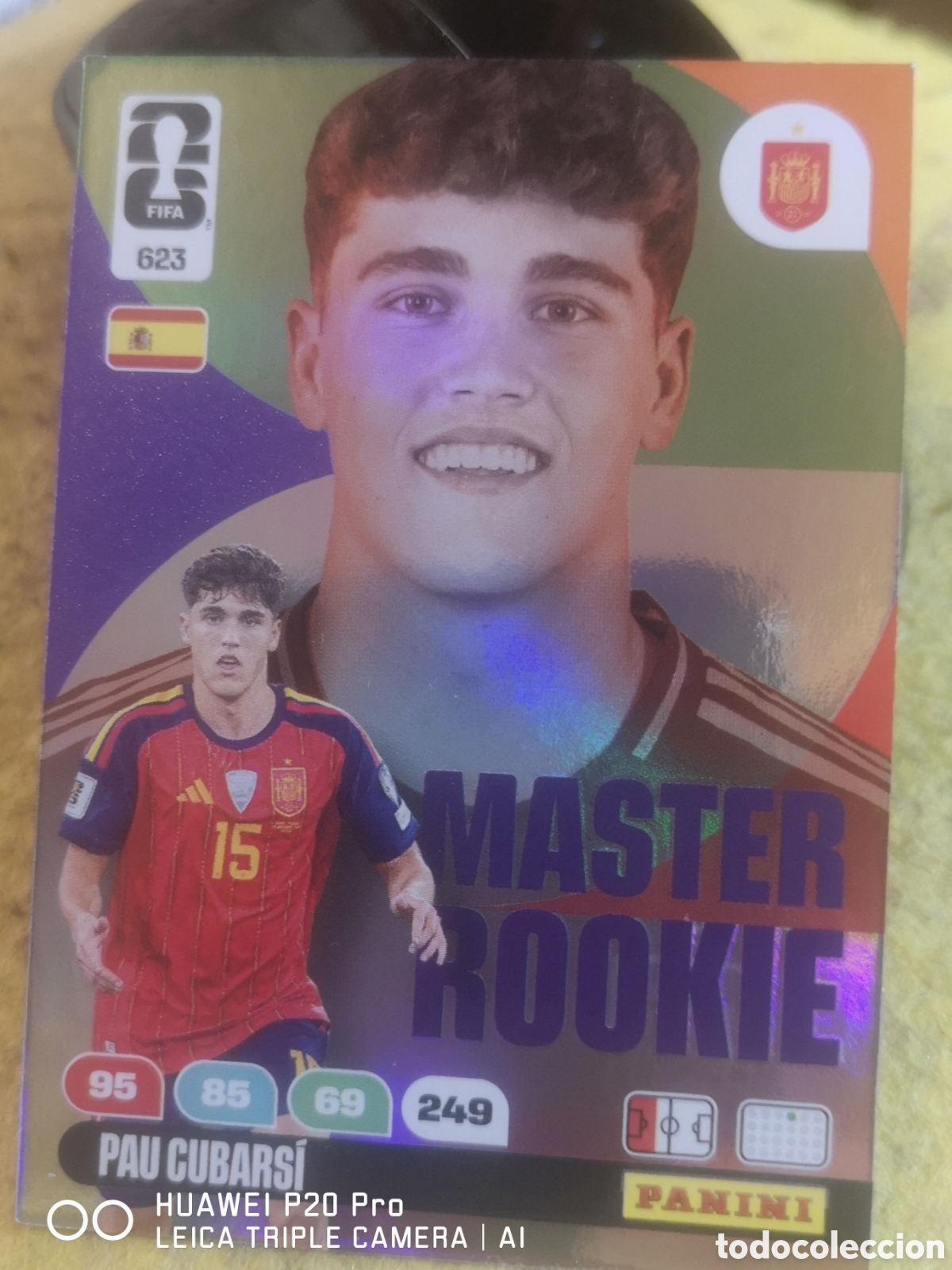 Cromos de F&uacute;tbol: ADRENALYN FIFA WORLD CUP 2026 MASTER ROOKIE PAU CUBARSI - 623 ESPA&Ntilde;A