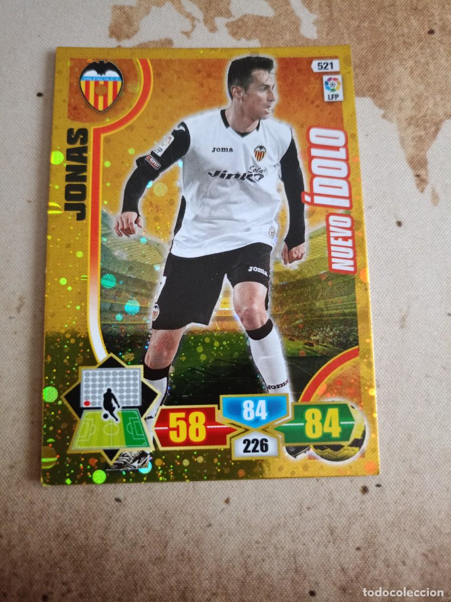 Cromos de F&uacute;tbol: &Iacute;dolo 521 JONAS Adrenalyn 2013-14