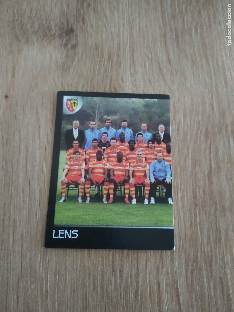 Cromos de F&uacute;tbol: 106 EQUIPO PLANTILLA LENS CROMO FUTBOL PANINI FOOT LIGUE 1 2007-2008 LIGA FRANCIA 07-08