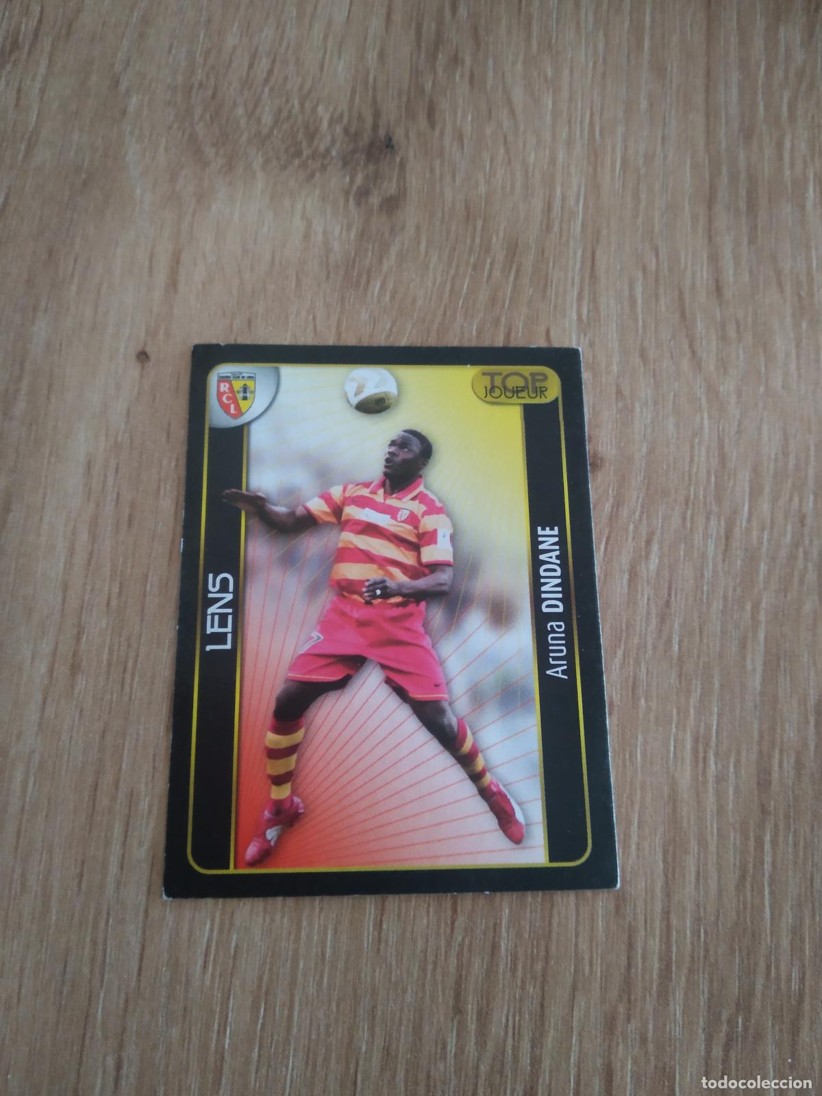 Cromos de F&uacute;tbol: 109 ARUNA DINDANE LENS CROMO FUTBOL PANINI FOOT LIGUE 1 2007-2008 LIGA FRANCIA 07-08