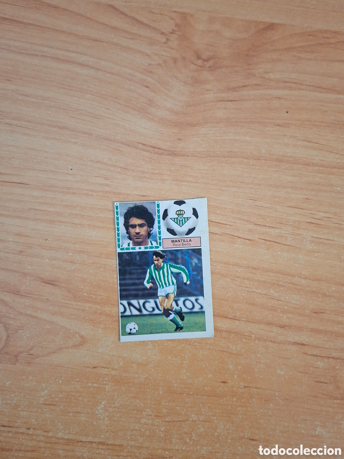 Cartes &agrave; collectionner de Football: Este 83 84 mantilla betis pintado 20 fichaje despegado ver fotos
