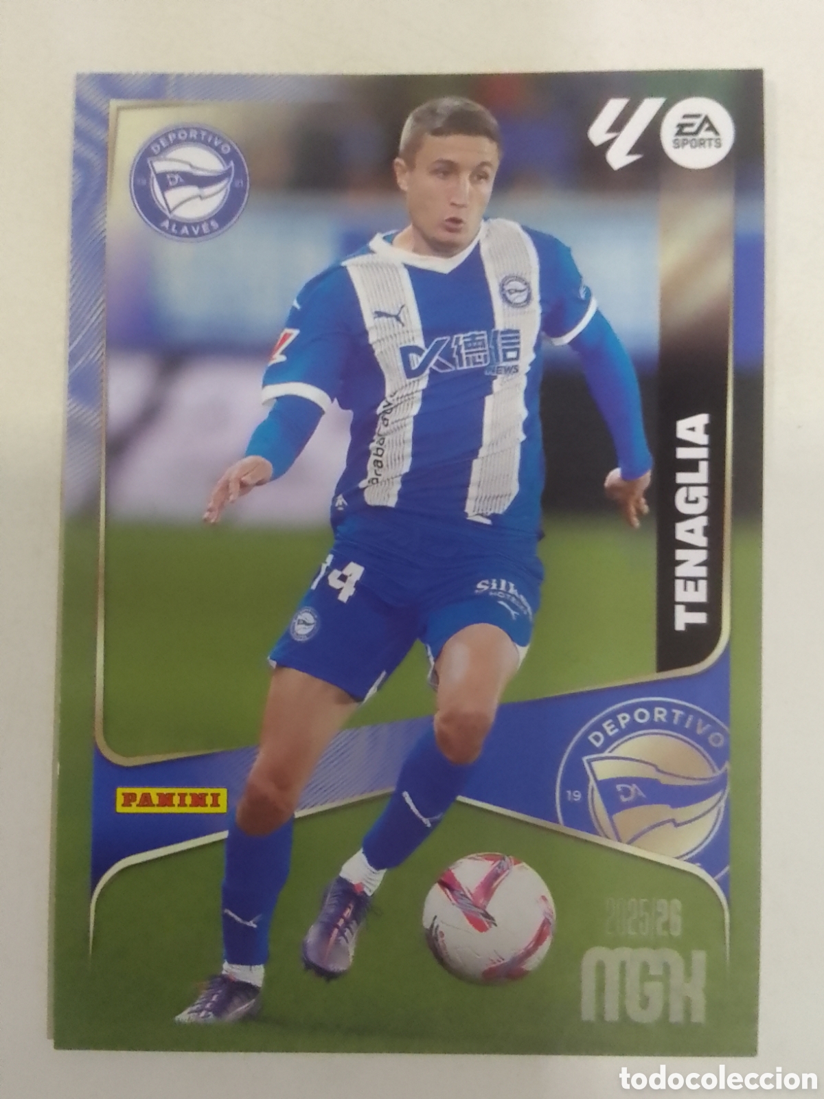 Cromos de F&uacute;tbol: Megacracks 2025/26 n&deg; 22 Tenaglia &bull; Alav&eacute;s.