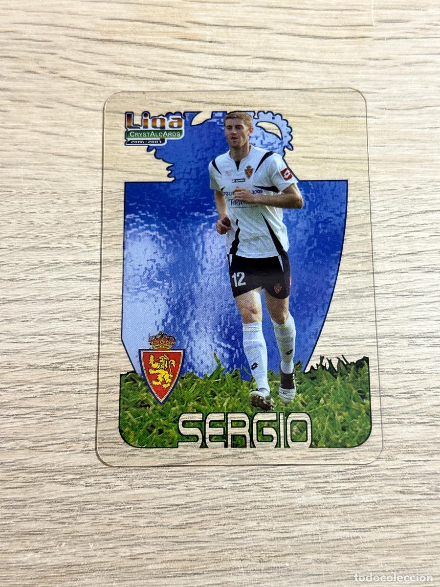 Cromos de F&uacute;tbol: SERGIO n&ordm; 186 ZARAGOZA CRYSTALCARDS LIGA 2006 2007 MUNDICROMO 06 07