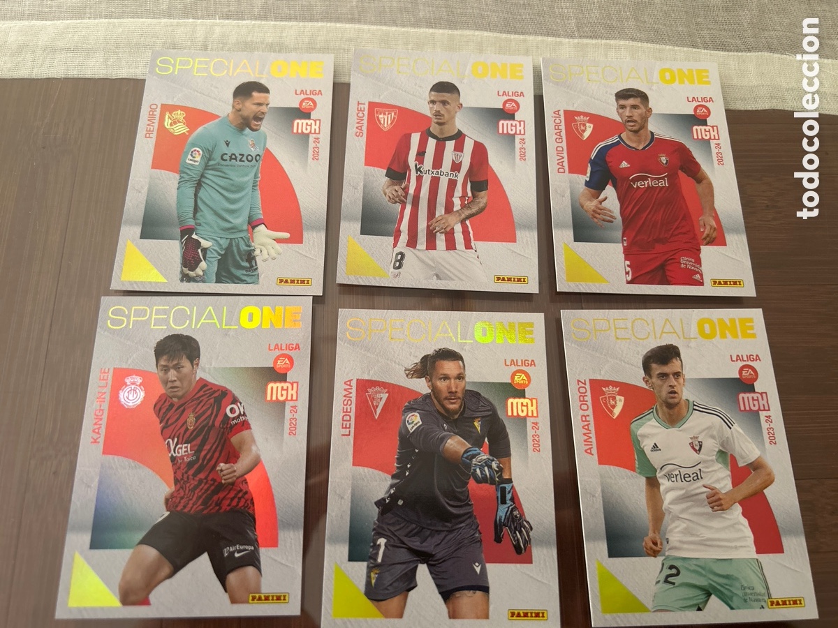 Cromos de F&uacute;tbol: 6 cromos Liga 23/24 Megacracks