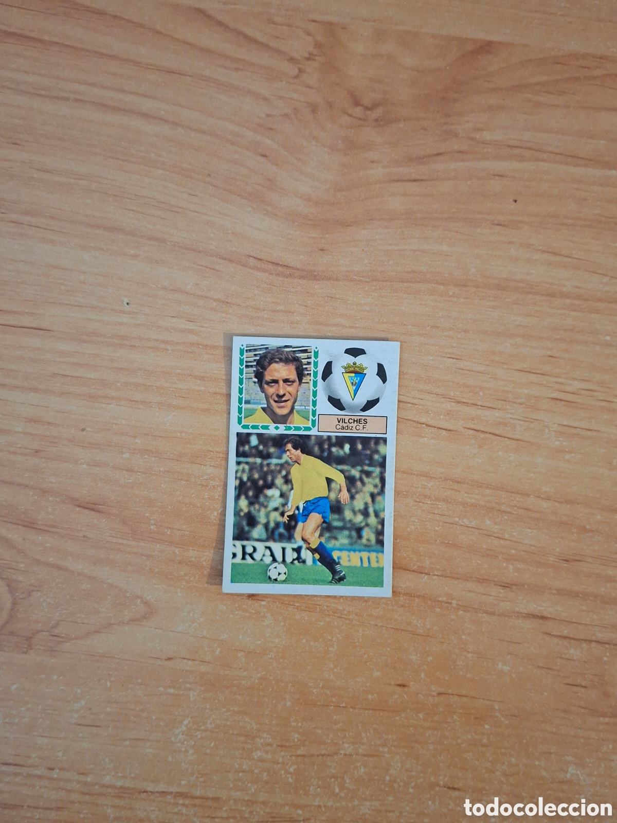 Cartes &agrave; collectionner de Football: Este 83 84 vilches cadiz pintado 7 fichaje despegado ver fotos