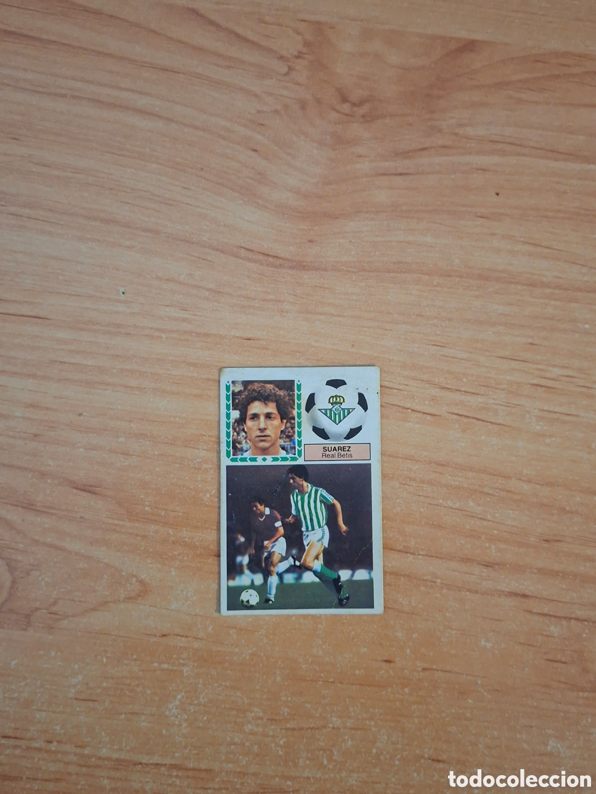 Cartes &agrave; collectionner de Football: Este 83 84 Su&aacute;rez betis pintado 14 fichaje despegado ver fotos