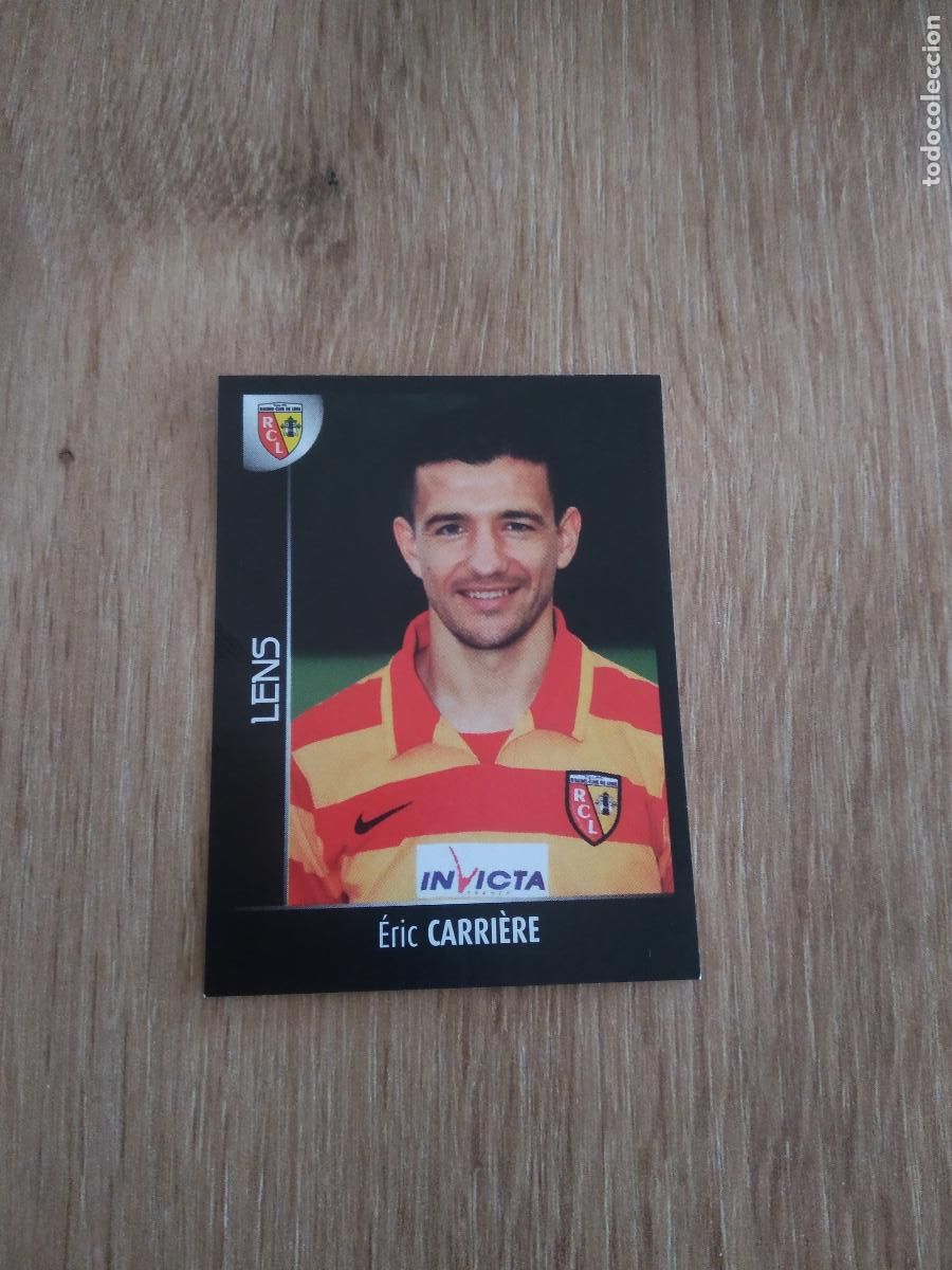 Cartes &agrave; collectionner de Football: 120 ERIC CARRIERE LENS CROMO FUTBOL PANINI FOOT LIGUE 1 2007-2008 LIGA FRANCIA 07-08