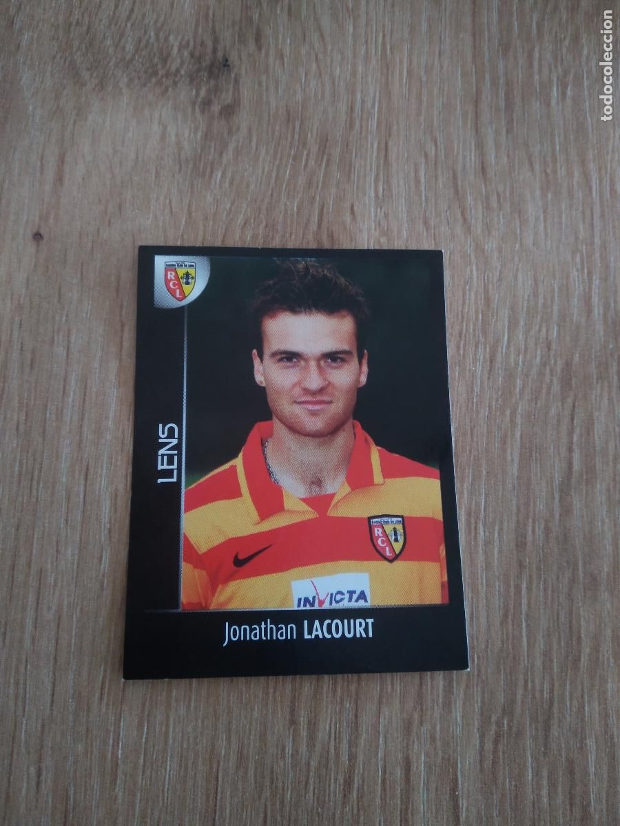 Fu&szlig;ball-Sticker: 123 JONATHAN LACOURT LENS CROMO FUTBOL PANINI FOOT LIGUE 1 2007-2008 LIGA FRANCIA 07-08