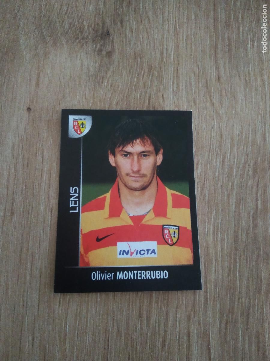 Fu&szlig;ball-Sticker: 125 OLIVIER MONTERRUBIO LENS CROMO FUTBOL PANINI FOOT LIGUE 1 2007-2008 LIGA FRANCIA 07-08