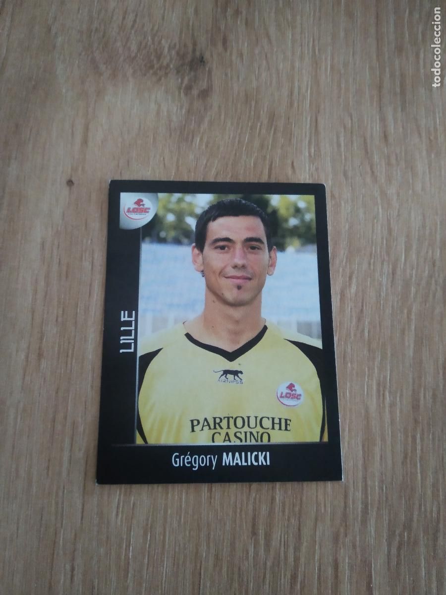 Figurine di Calcio: 136 GREGORY MALICKI LOSC LILLE CROMO FUTBOL PANINI FOOT LIGUE 1 2007-2008 LIGA FRANCIA 07-08
