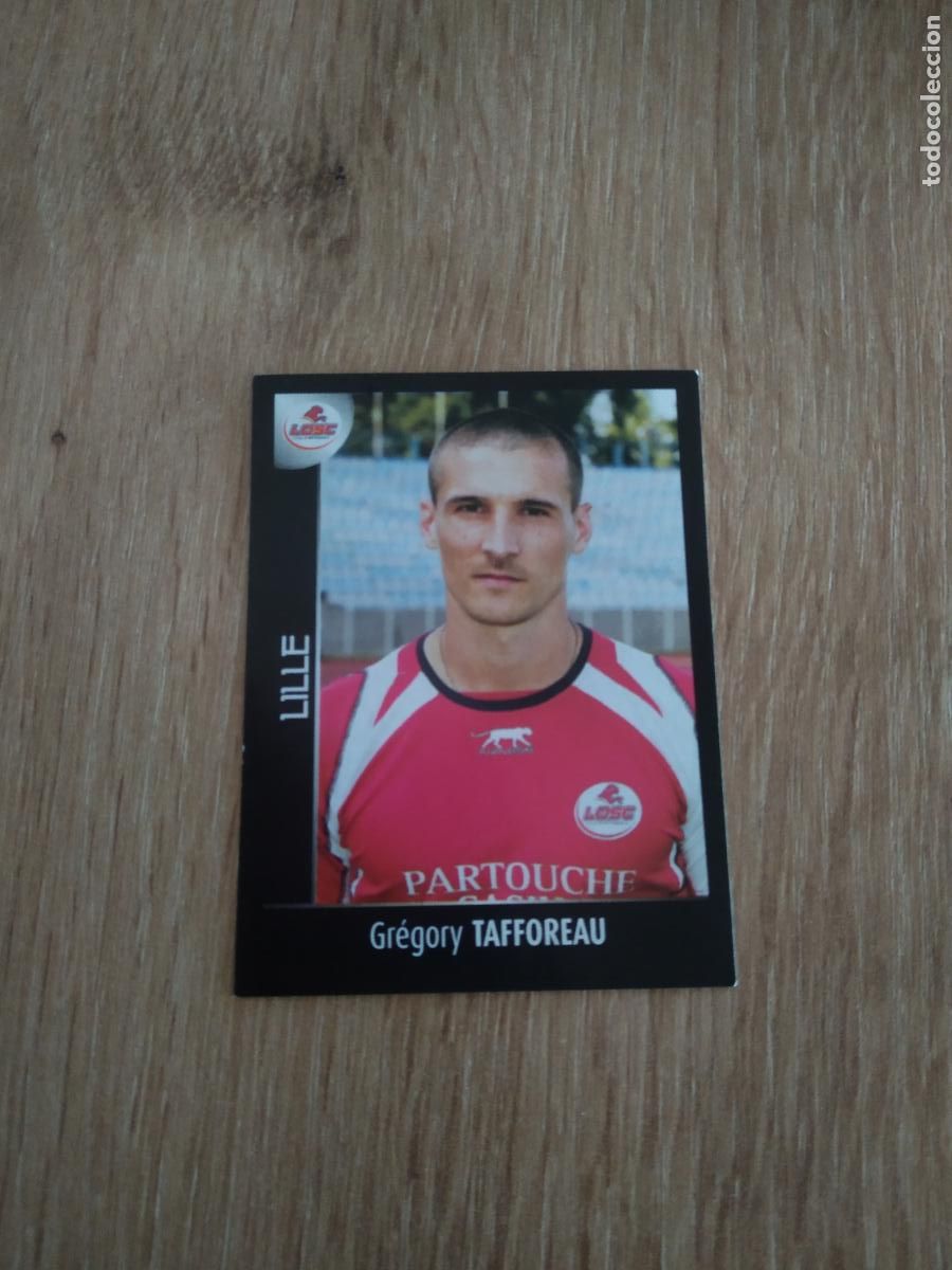 Cromos de F&uacute;tbol: 143 GREGORY TAFFOREAU LOSC LILLE CROMO FUTBOL PANINI FOOT LIGUE 1 2007-2008 LIGA FRANCIA 07-08