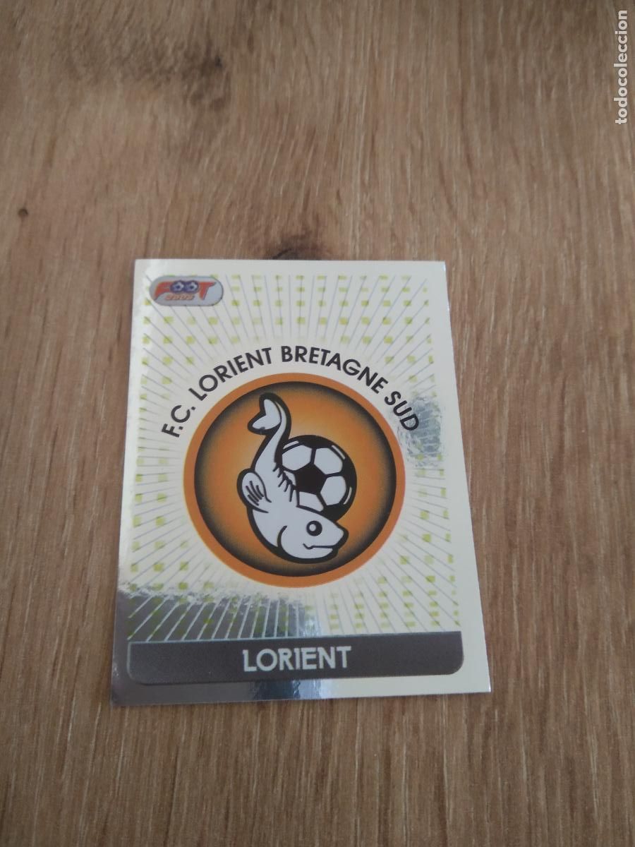 Cromos de F&uacute;tbol: 157 ESCUDO LORIENT CROMO FUTBOL PANINI FOOT LIGUE 1 2007-2008 LIGA FRANCIA 07-08