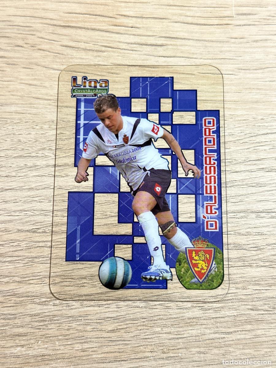 Fu&szlig;ball-Sticker: D'ALESSANDRO n&ordm; 190 ZARAGOZA CRYSTALCARDS LIGA 2006 2007 MUNDICROMO 06 07