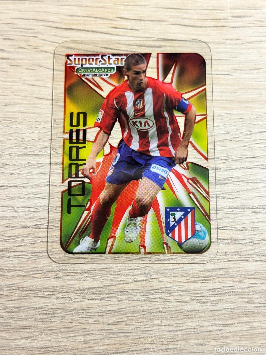 Cromos de f&uacute;tbol: TORRES n&ordm; 371 SUPERSTAR ATLETICO DE MADRID CRYSTALCARDS LIGA 2006 2007 MUNDICROMO 06 07