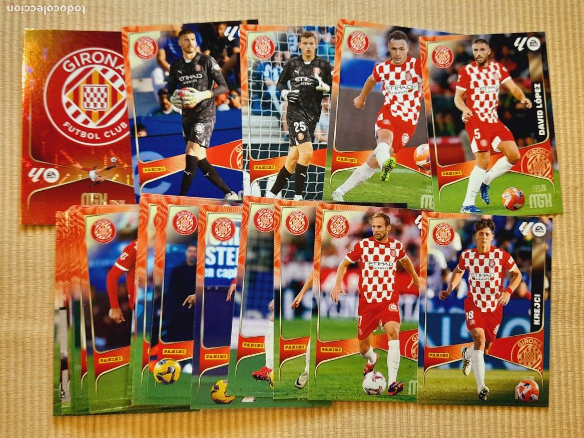 Cromos de F&uacute;tbol: LOTE 29 CARS GIRONA FC (EQUIPO COMPLETO) LIGA 25-26 (2025 2026) MEGACRACKS MGK