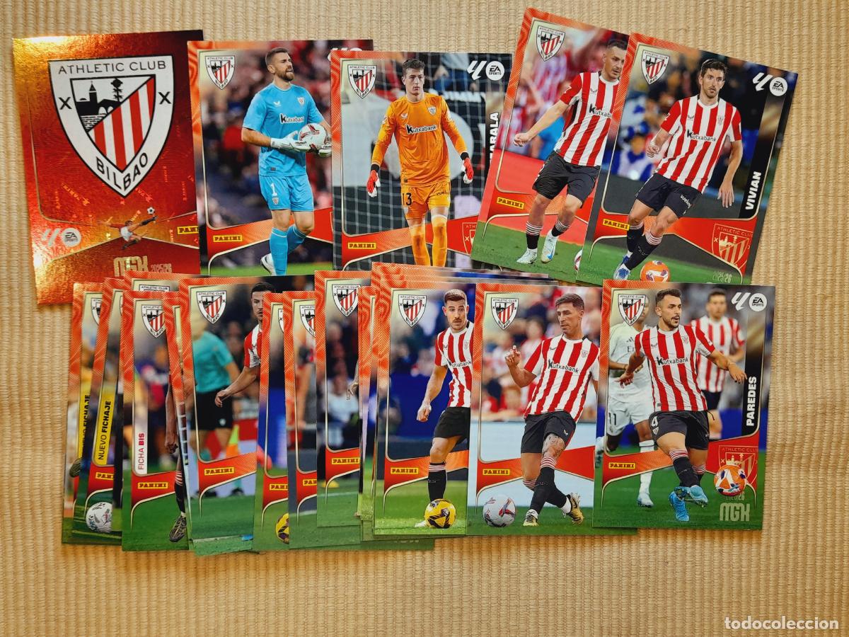 Cromos de F&uacute;tbol: LOTE 25 CARS ATHLETIC BILBAO (EQUIPO COMPLETO) LIGA 25-26 (2025 2026) MEGACRACKS MGK