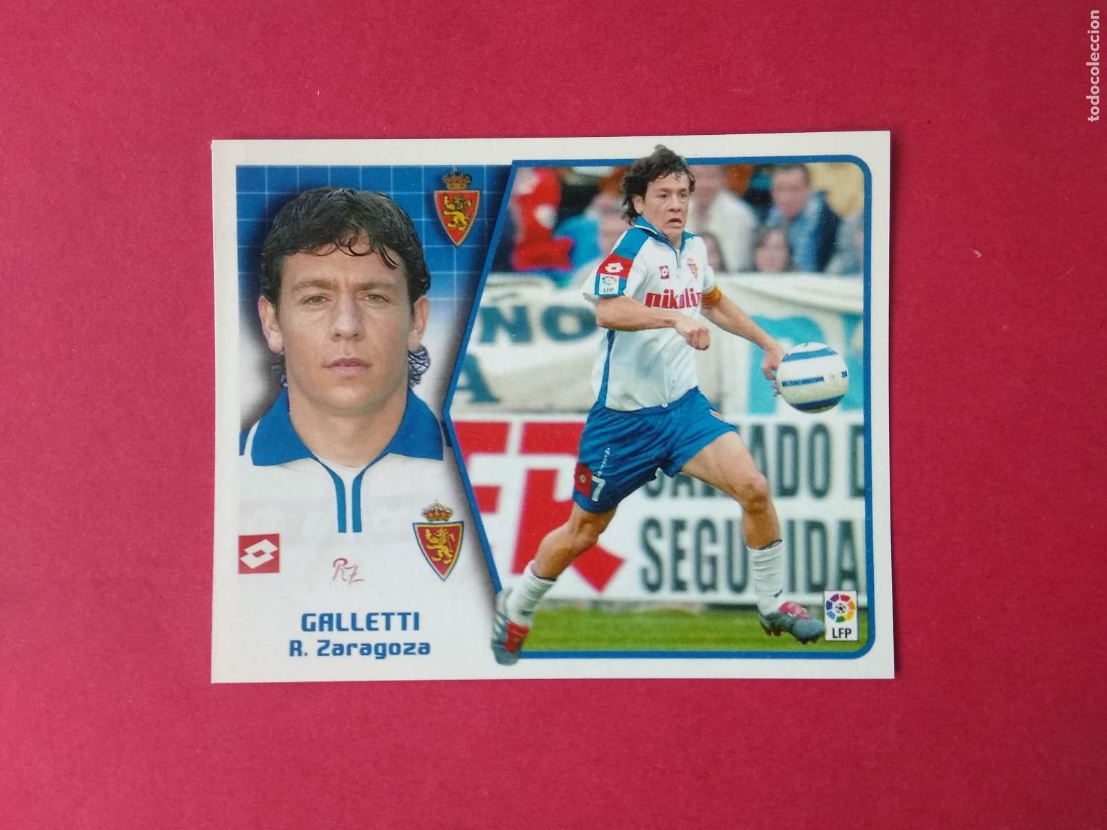 Cromos de F&uacute;tbol: CROMOS EDICIONES ESTE LIGA 05 06 2005 2006 CROMO BAJA NUNCA PEGADO GALLETTI ZARAGOZA
