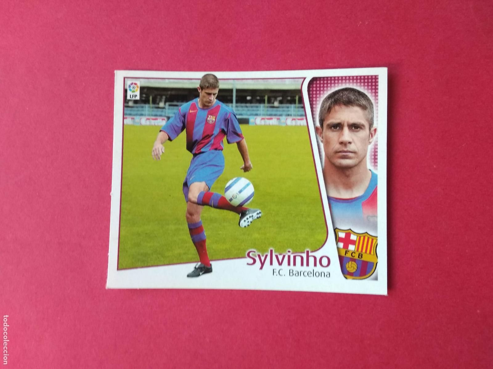 Cromos de F&uacute;tbol: CROMO DE FUTBOL EDICIONES ESTE LIGA 04 05 2004 2005 FICHAJE N&ordm; 9 SILVINHO BARCELONA