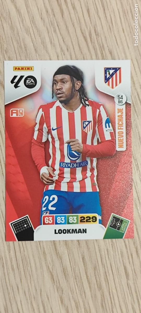 Cromos de F&uacute;tbol: ADRENALYN XL LA LIGA 25/26 CARD NUEVO FICHAJE LOOKMAN AT MADRID # 54BIS PANINI