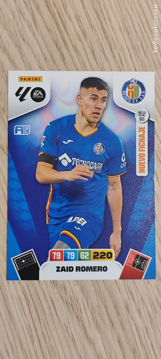 Fu&szlig;ball-Sticker: ADRENALYN XL LA LIGA 25/26 CARD NUEVO FICHAJE ROMERO GETAFE # 152BIS PANINI