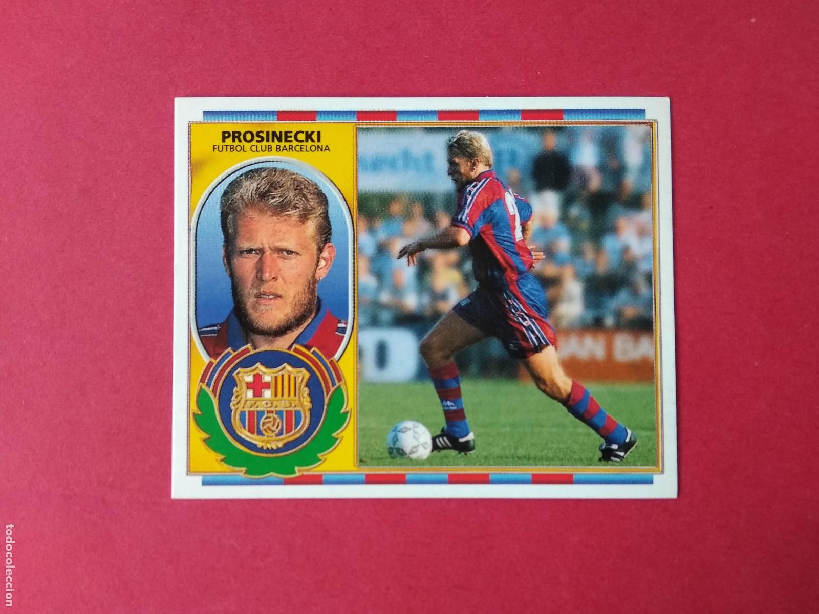 Fu&szlig;ball-Sticker: EDICIONES ESTE LIGA 96 97 1996 1997 CROMO NUNCA PEGADO BARCELONA , PROSINECKI