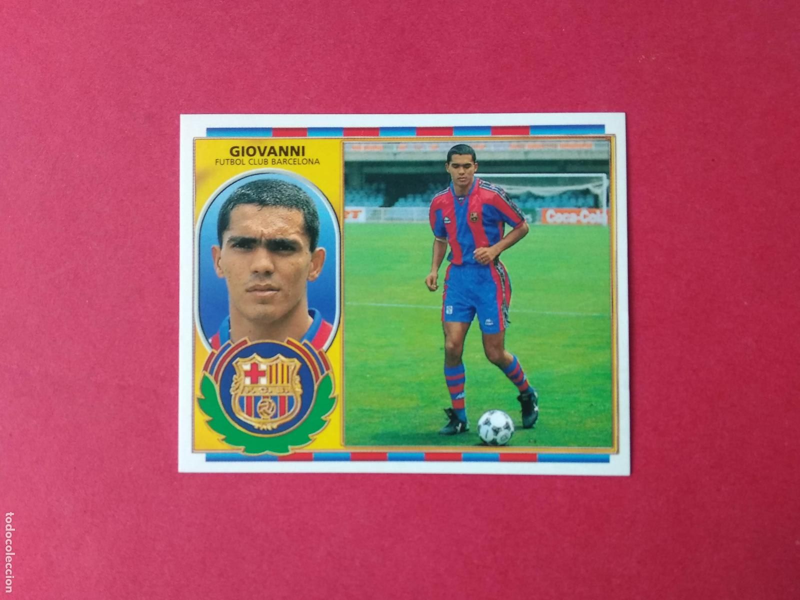 Fu&szlig;ball-Sticker: EDICIONES ESTE LIGA 96 97 1996 1997 CROMO NUNCA PEGADO BARCELONA , GIOVANNI