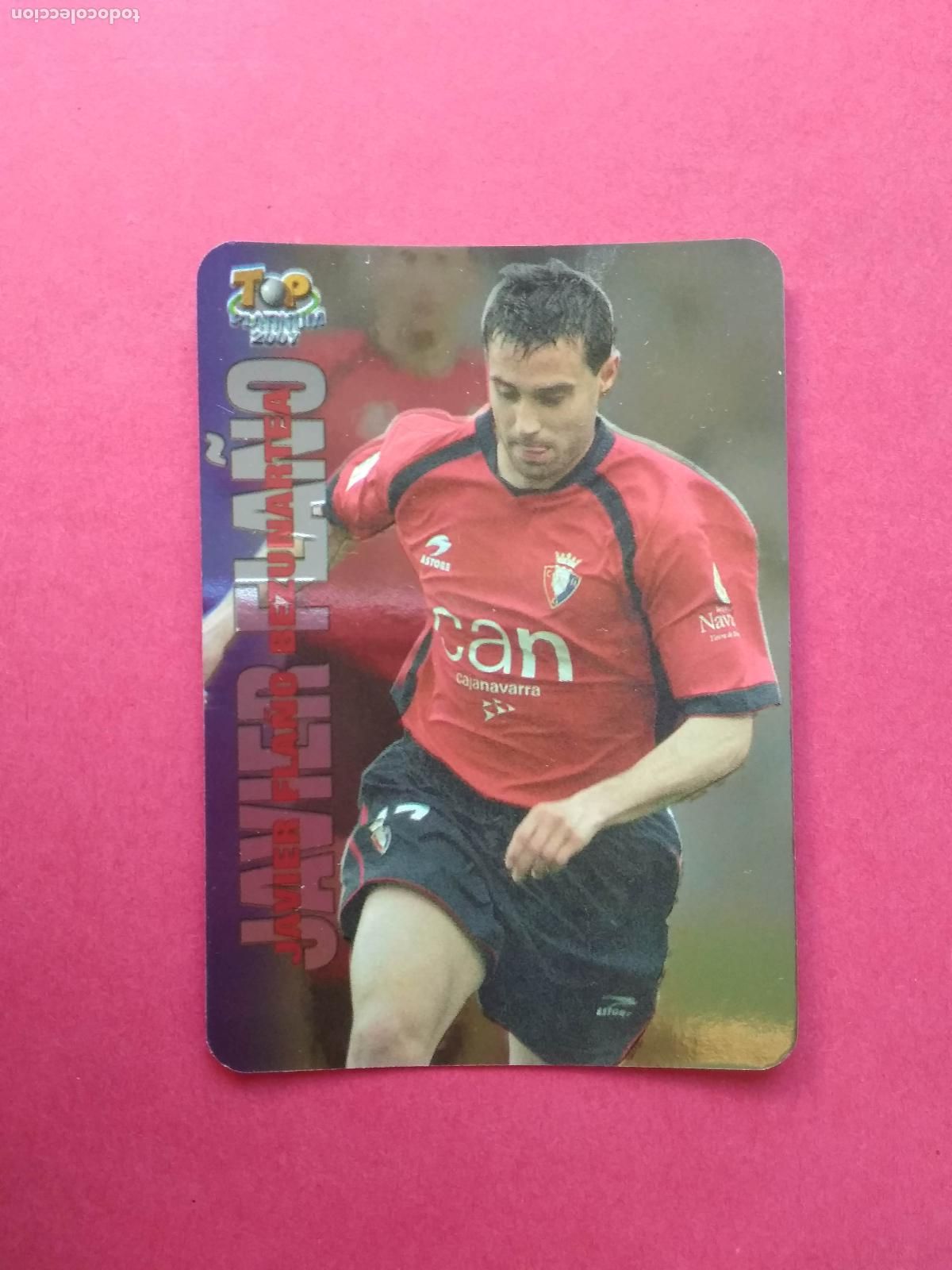 Cromos de F&uacute;tbol: FICHAS LIGA 06 07 MUNDICROMO MC TOP PLATINUM 2006 2007 BRILLO LISO N&ordm; 688 JAVIER FLA&Ntilde;O OSASUNA