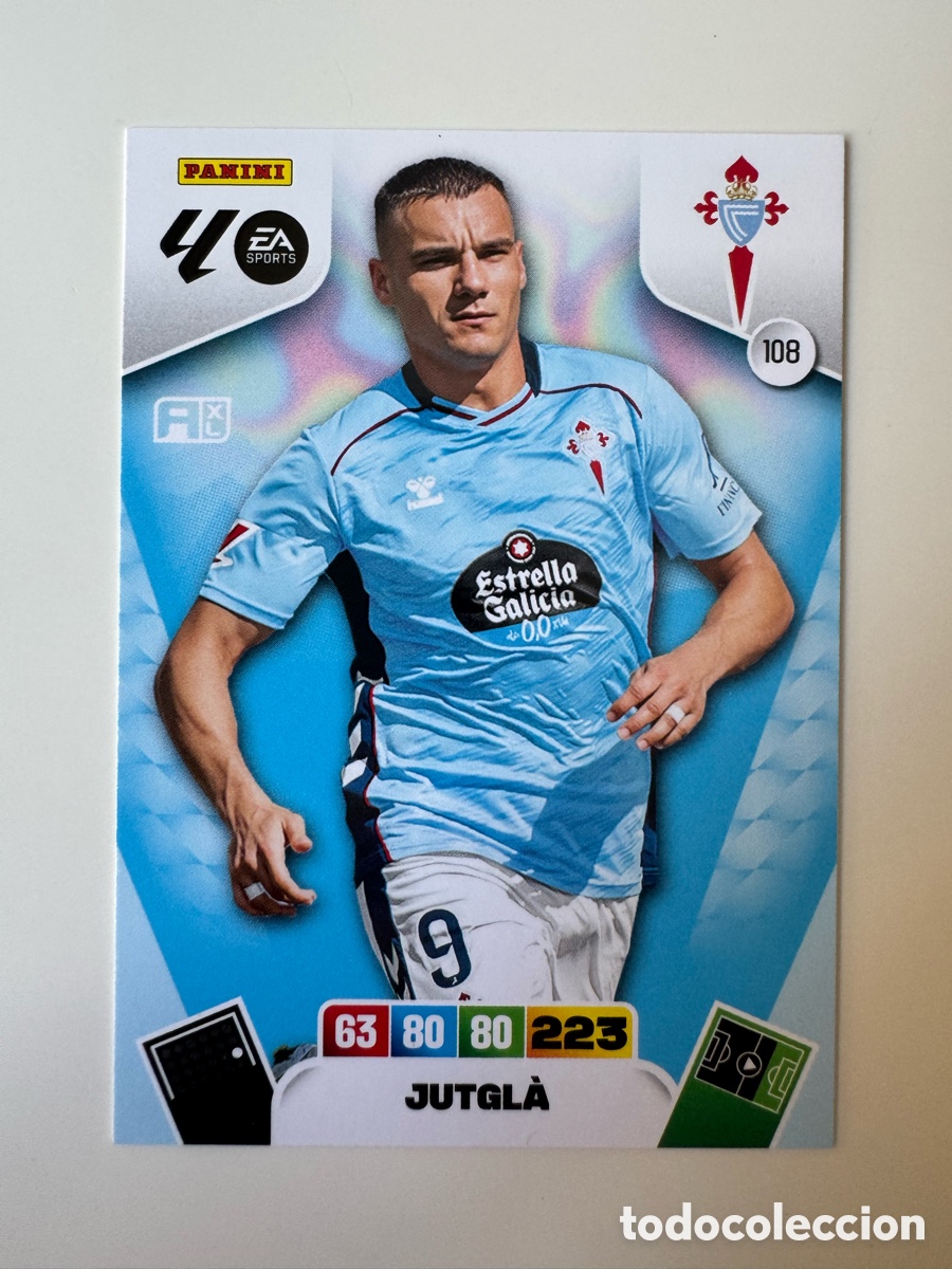 Cromos de F&uacute;tbol: PANINI ADRENALYN XL LIGA EA SPORTS 2025-2026 25-26 &ndash; N&ordm; 108 &ndash; Ferran Jutgl&agrave; RC Celta de Vigo