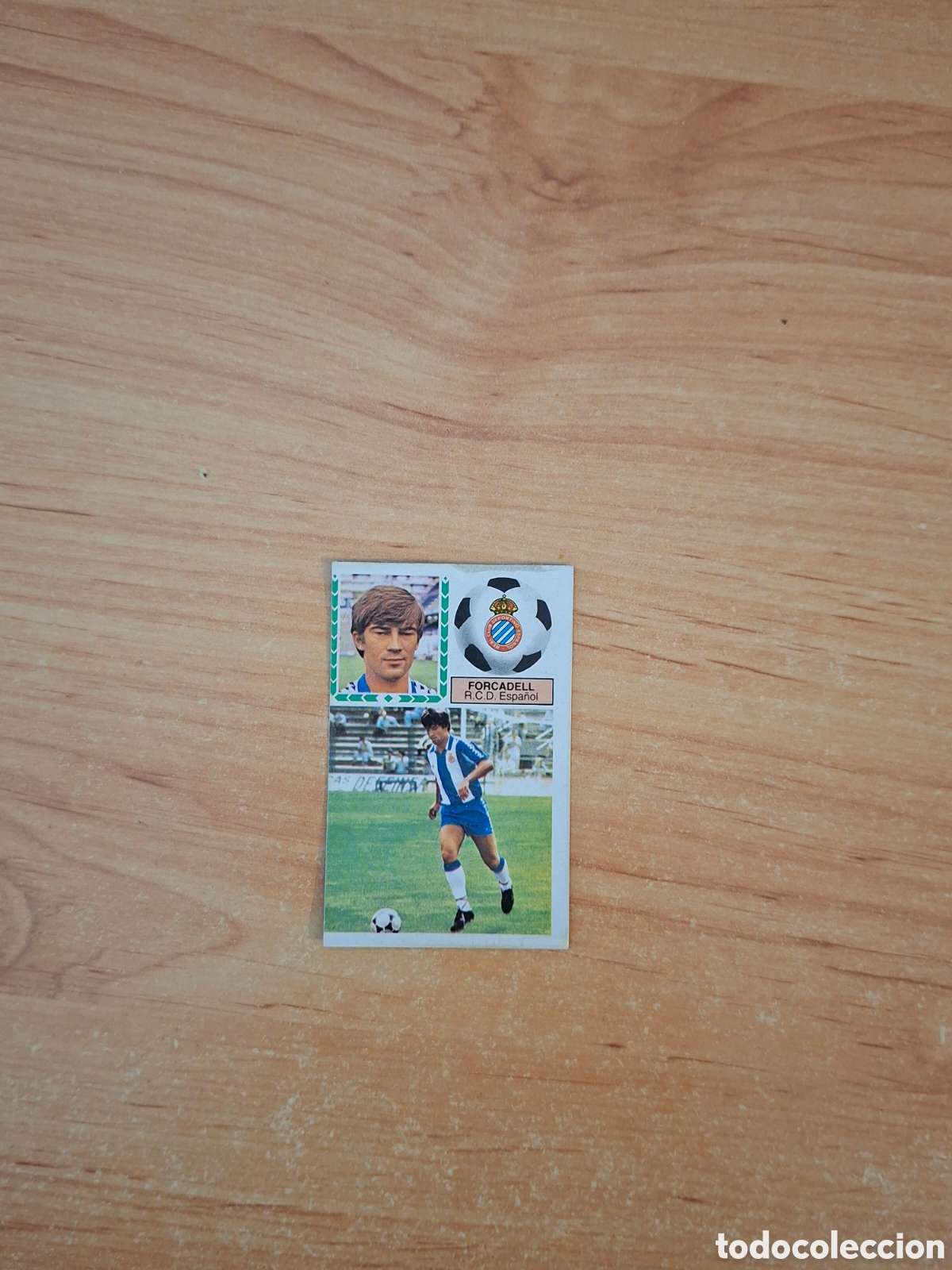 Cromos de F&uacute;tbol: Este 83 84 forcadell espa&ntilde;ol coloca despegado ver fotos