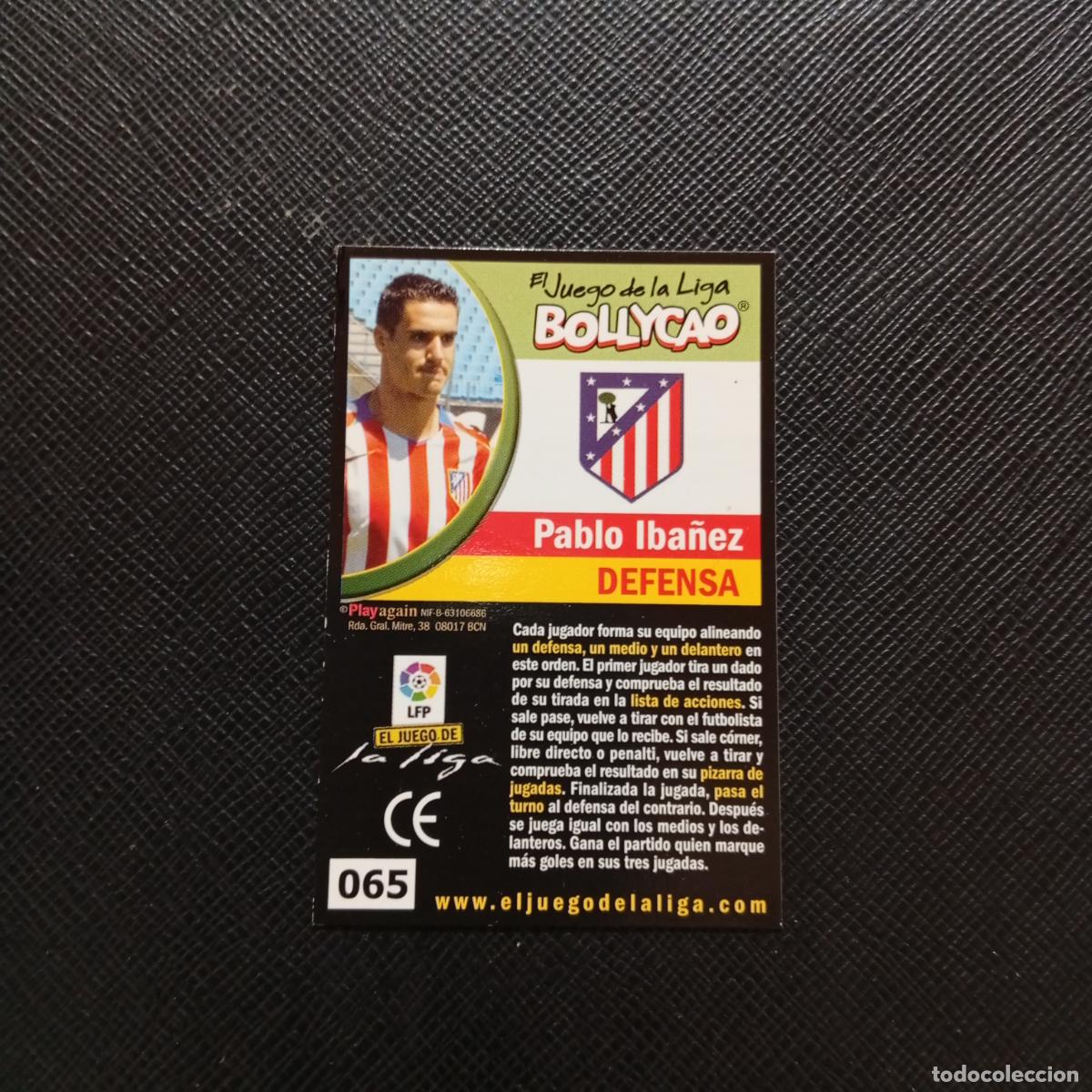 Cromos de Futebol: 65 PABLO IBA&Ntilde;EZ AT MADRID BOLLYCAO EL JUEGO DE LA LIGA 2004 2005 CROMO 04 05 - A35 PG388