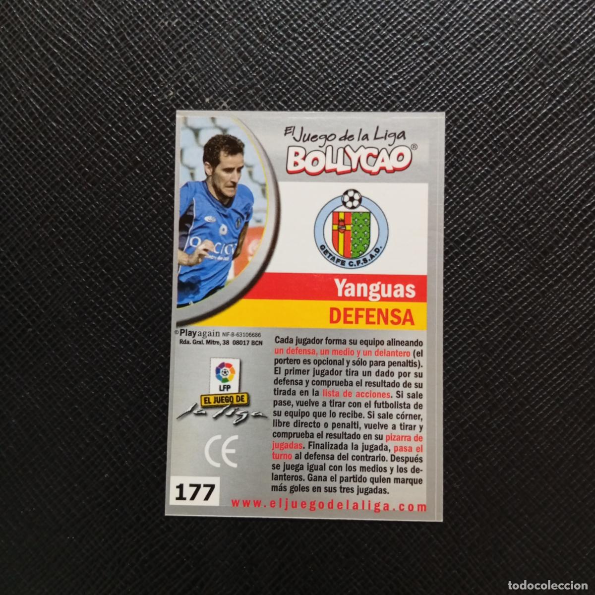 Football Stickers: 177 YANGUAS GETAFE BOLLYCAO EL JUEGO DE LA LIGA 2004 2005 CROMO 04 05 - A35 PG397