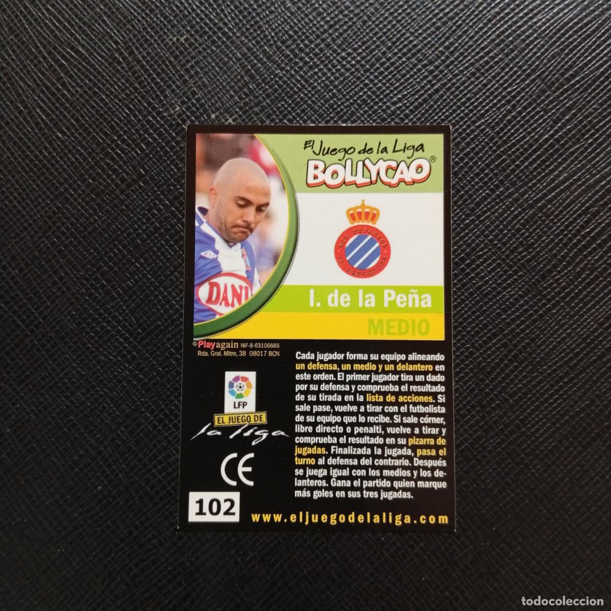 Cromos de F&uacute;tbol: 102 DE LA PE&Ntilde;A ESPA&Ntilde;OL BOLLYCAO EL JUEGO DE LA LIGA 2004 2005 CROMO 04 05 - A35 PG415