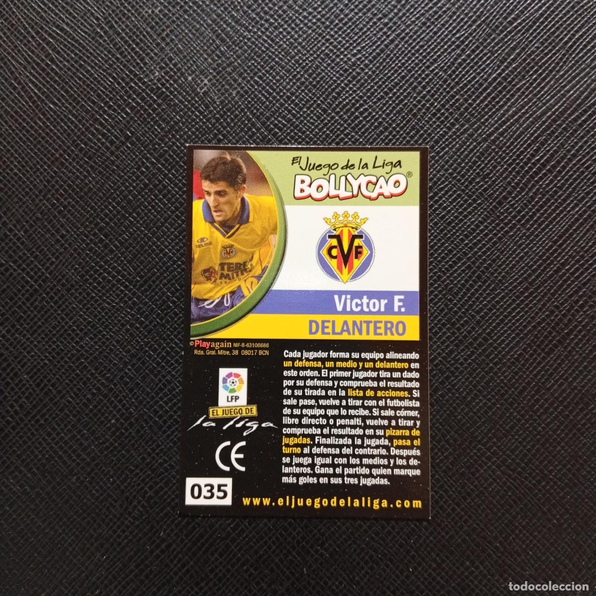 Cromos de F&uacute;tbol: 35 VICTOR VILLARREAL BOLLYCAO EL JUEGO DE LA LIGA 2004 2005 CROMO 04 05 - A35 PG424