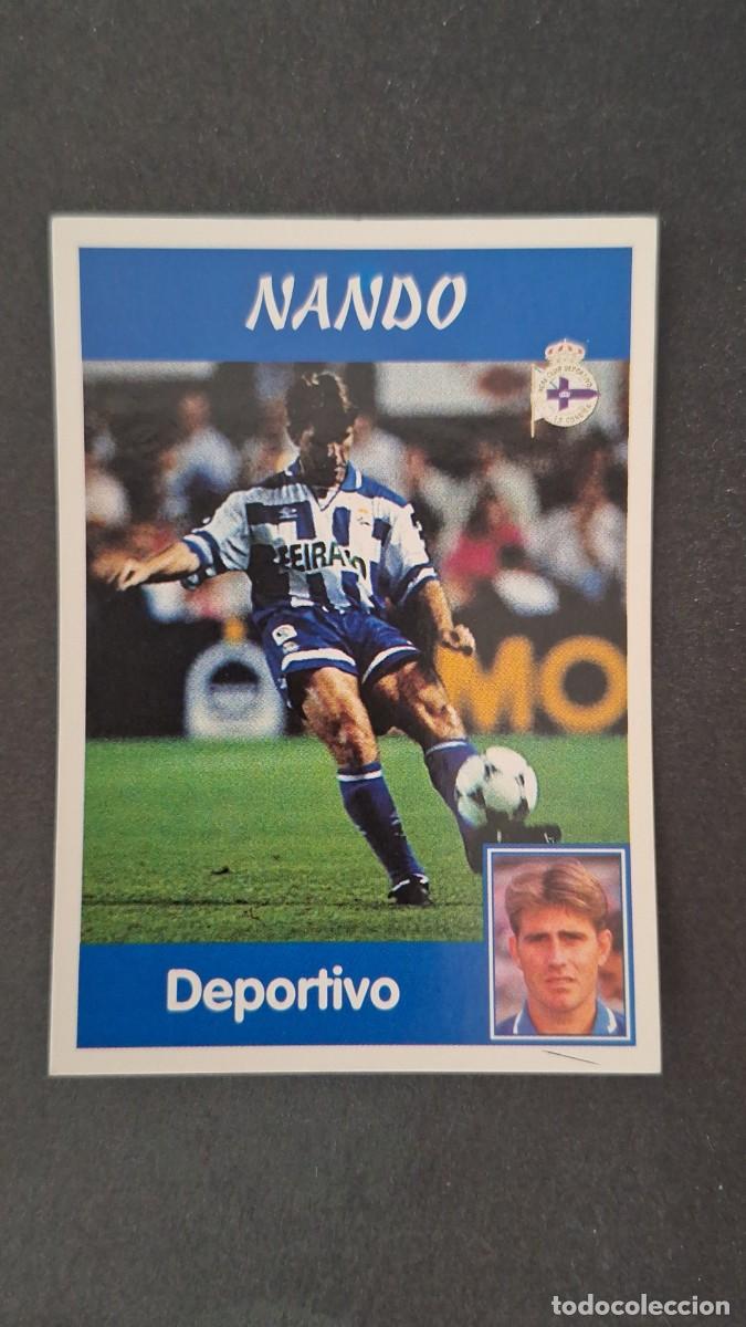 Cromos de Futebol: L2 NANDO DEPORTIVO DE LA CORU&Ntilde;A 39 PANINI LA LIGA 1997 1998 97 98 NUNCA PEGADO SIN PEGAR