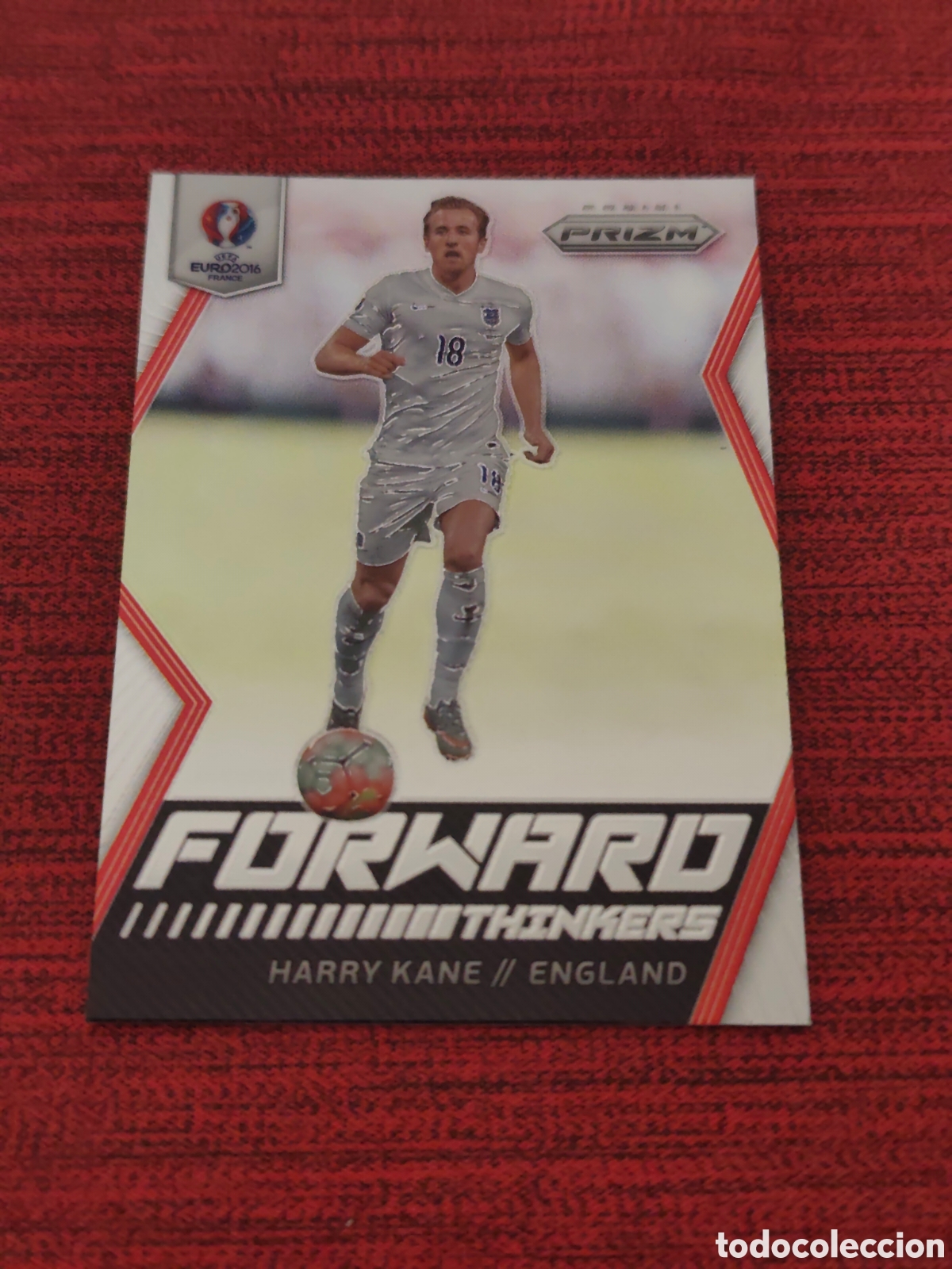 Cromos de F&uacute;tbol: 21 HARRY KANE INGLATERRA FORWARD THINKERS PRIZM EURO 2016 FRANCE
