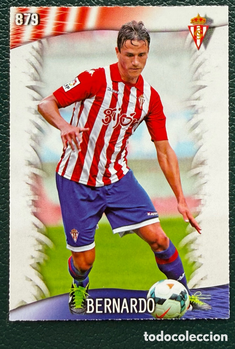 Cromos de F&uacute;tbol: 879 BERNARDO SPORTING DE GIJON FICHAS ALBUM MUNDICROMO 2013 2014 13 14