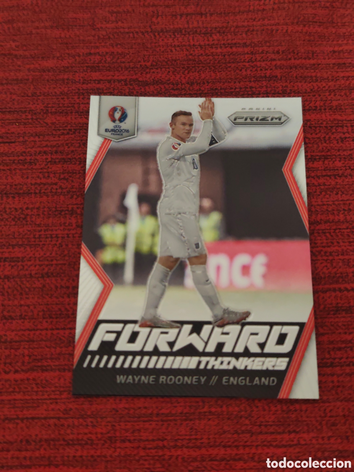 Cromos de F&uacute;tbol: 20 WAYNE ROONEY INGLATERRA FORWARD THINKERS PRIZM EURO 2016 FRANCE