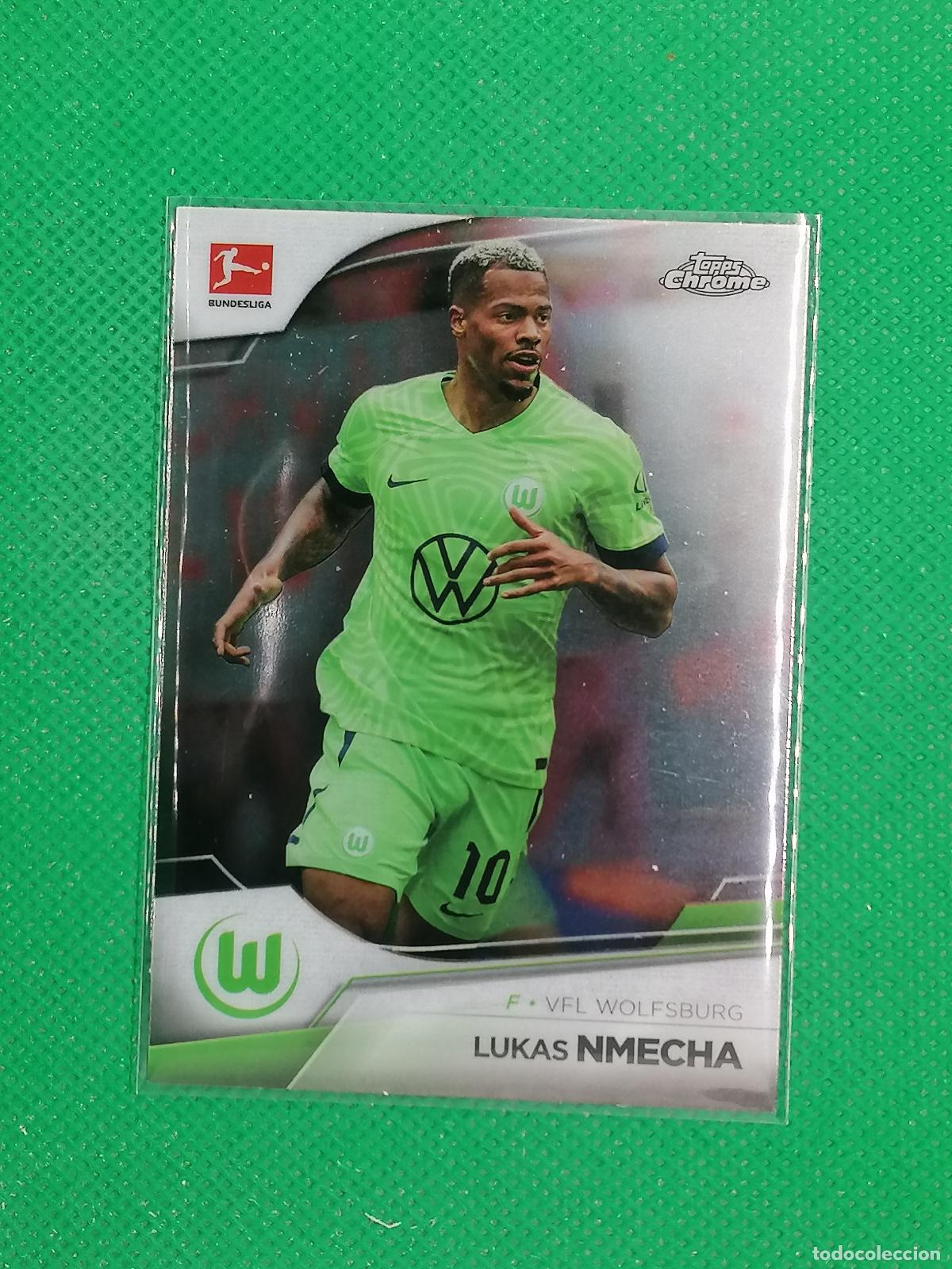 Cromos de F&uacute;tbol: 97 LUKAS NMECHA WOLFSBURG ⚽ TOPPS CHROME BUNDESLIGA 22 23 2022 2023 ⚽