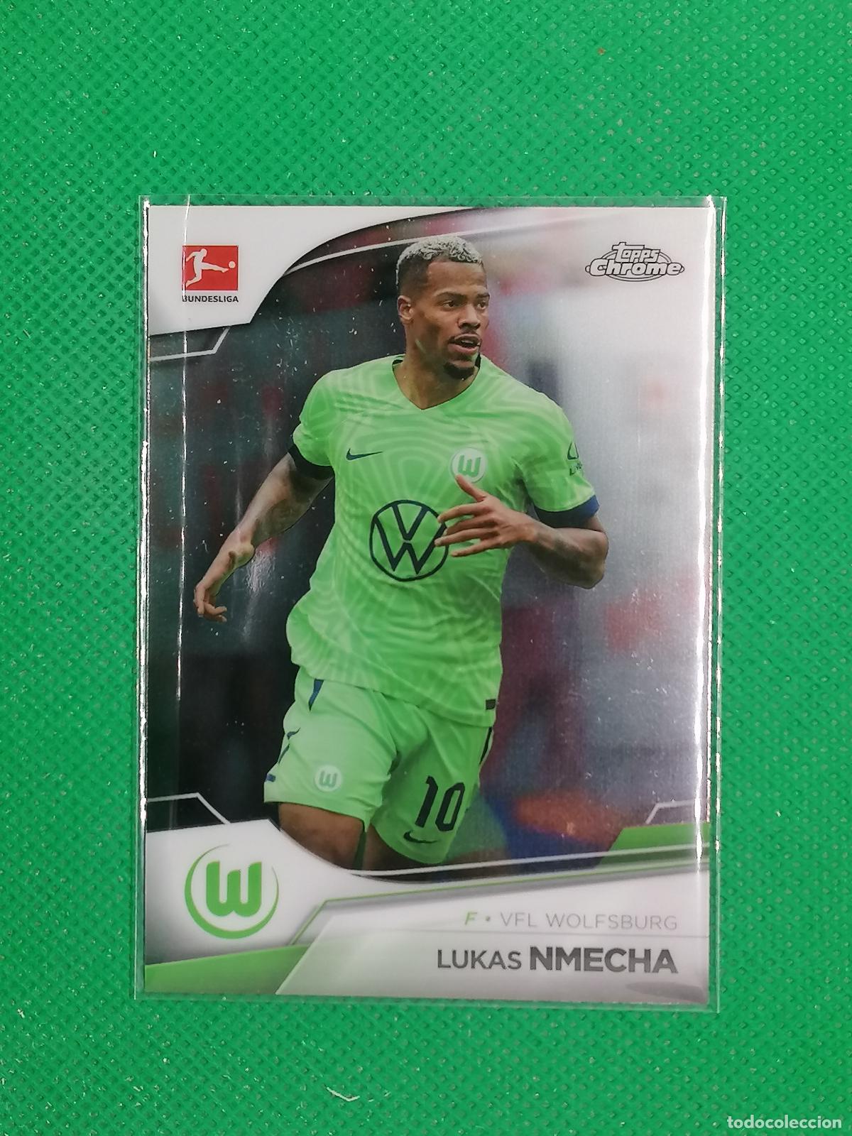 Cartes &agrave; collectionner de Football: 97 LUKAS NMECHA WOLFSBURG ⚽ TOPPS CHROME BUNDESLIGA 22 23 2022 2023 ⚽