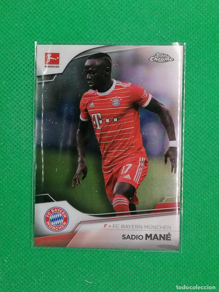 Cartes &agrave; collectionner de Football: 78 SADIO MANE BAYERN MUNICH ⚽ TOPPS CHROME BUNDESLIGA 22 23 2022 2023 ⚽