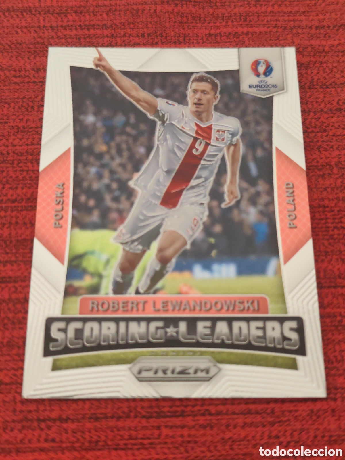 Cromos de F&uacute;tbol: 14 ROBERT LEWANDOWSKI POLONIA SCORING LEADERS PRIZM EURO 2016 FRANCE