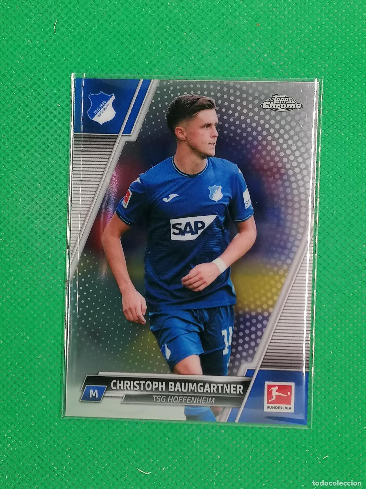 Cromos de F&uacute;tbol: 51 CHRISTOPH BAUMGARTNER HOFFENHEIM ⚽ TOPPS CHROME BUNDESLIGA 21 22 2021 2022 ⚽