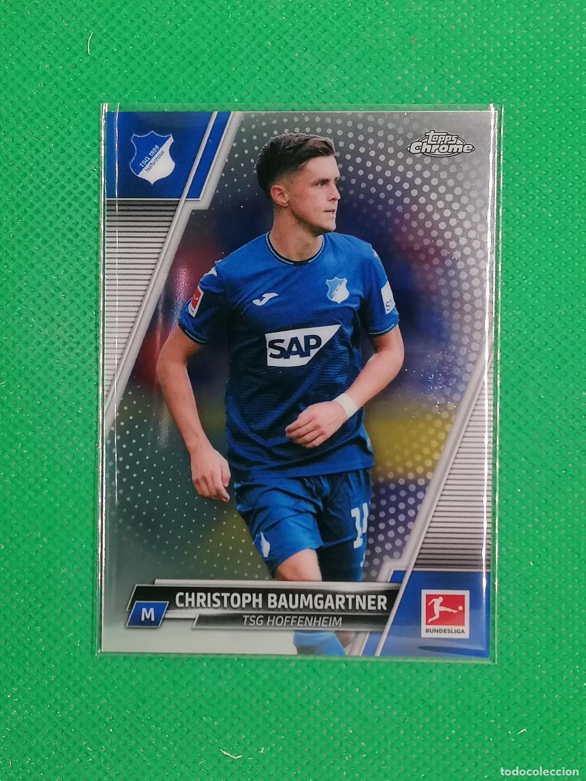 Cromos de F&uacute;tbol: 51 CHRISTOPH BAUMGARTNER HOFFENHEIM ⚽ TOPPS CHROME BUNDESLIGA 21 22 2021 2022 ⚽