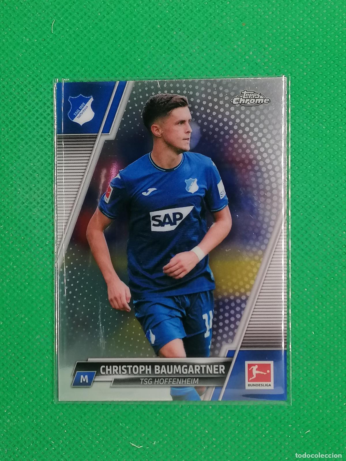 Cromos de F&uacute;tbol: 51 CHRISTOPH BAUMGARTNER HOFFENHEIM ⚽ TOPPS CHROME BUNDESLIGA 21 22 2021 2022 ⚽